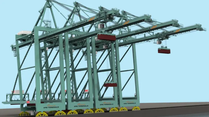 New Kalmar quay cranes for APMT Rotterdam Maasvlakte II