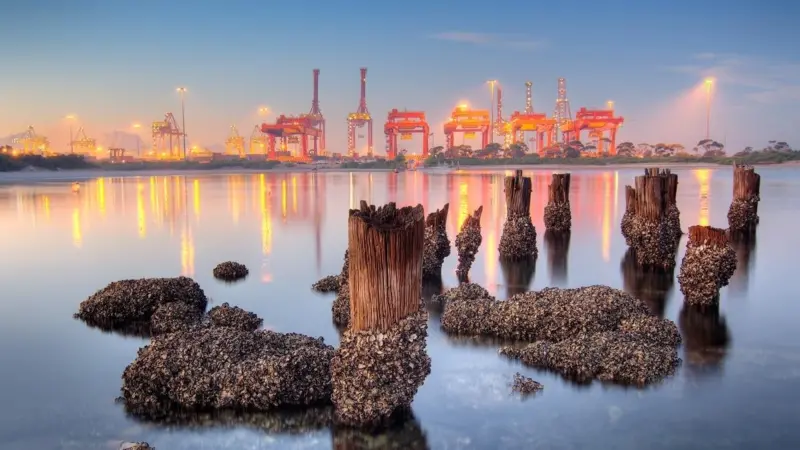 The Port of Botany – trouble ahead? Photo: Brent Pearson