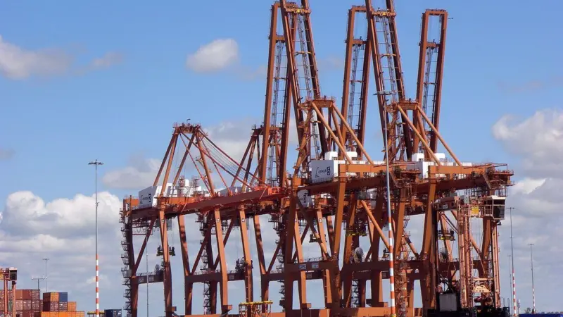 Curtain call for Amsterdam's container terminal. Credit: Joost J Bakker