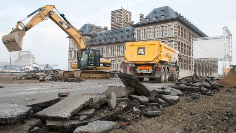 Work has begun on the new Antwerp Port House