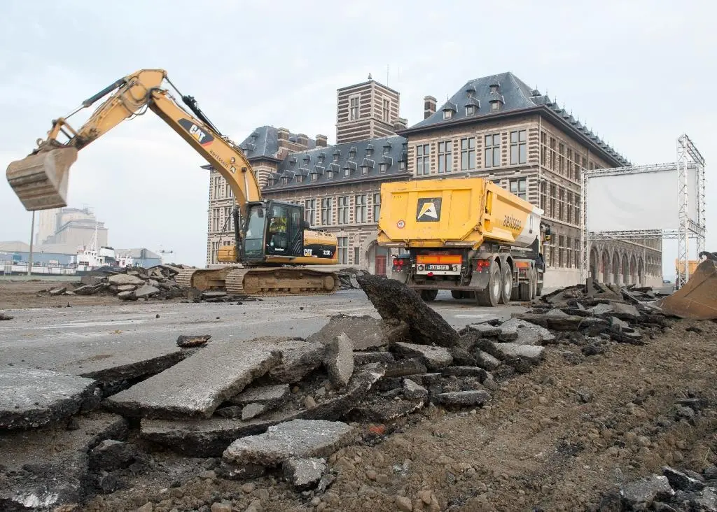 Work has begun on the new Antwerp Port House