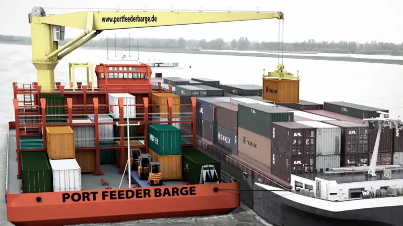 Rotterdam has already invested in feeder barges