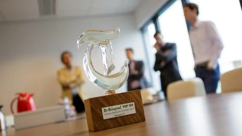 Damen won third prize in the Top 100 'greenest' companies competition