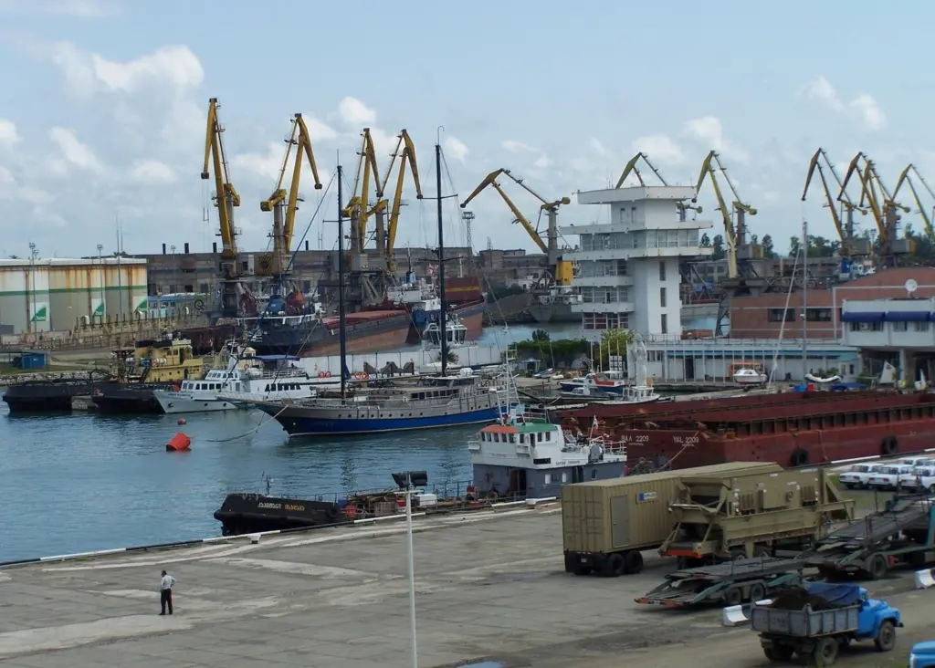 Poti Port in Georgia and the Russian Black Sea terminals are benefitting from fast market development Photo: Wiki/Nc tech3