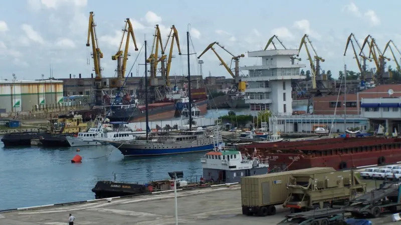 Poti Port in Georgia and the Russian Black Sea terminals are benefitting from fast market development Photo: Wiki/Nc tech3