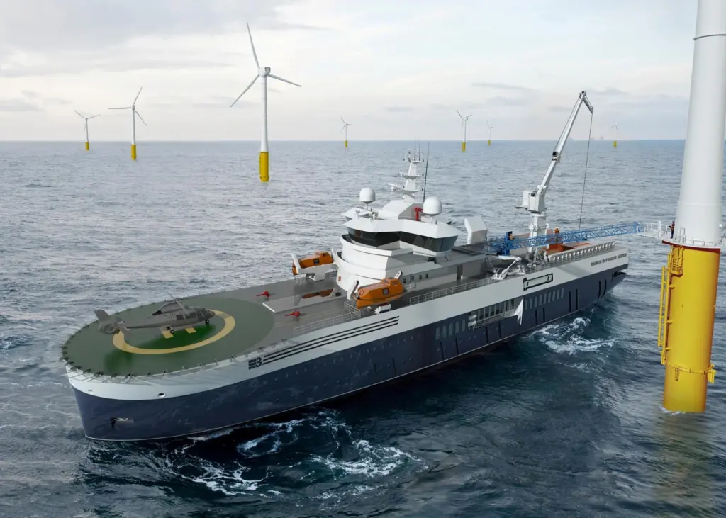 The new WSV fits in with Damen's 'E3' commitment