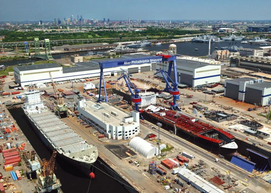 Aker Philadelphia Shipyard - a popular choice for newbuild US LNG vessels