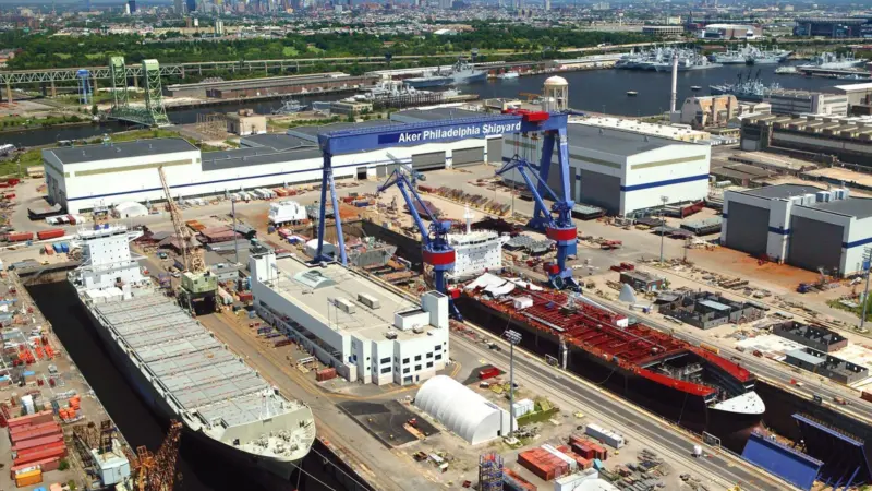 Aker Philadelphia Shipyard - a popular choice for newbuild US LNG vessels