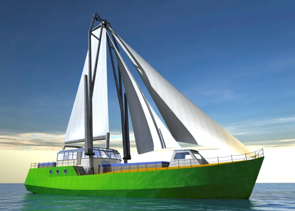 The solar-sail vessel is the world's 'first'