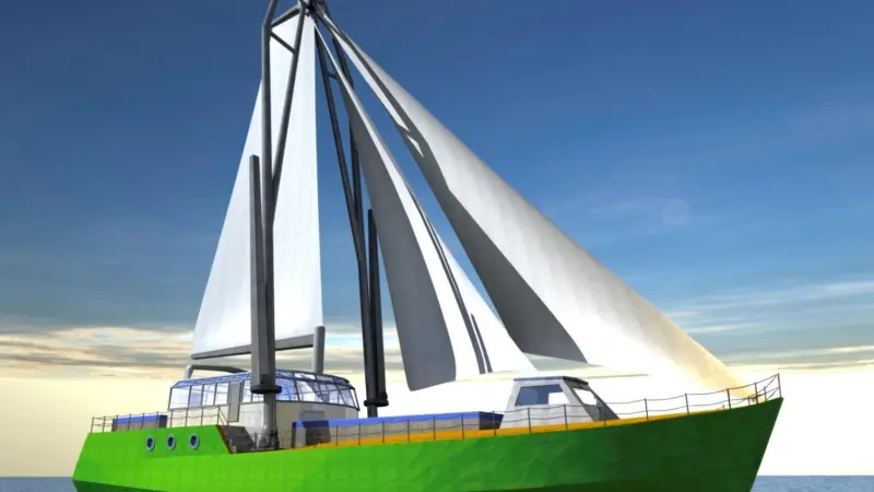 The solar-sail vessel is the world's 'first'