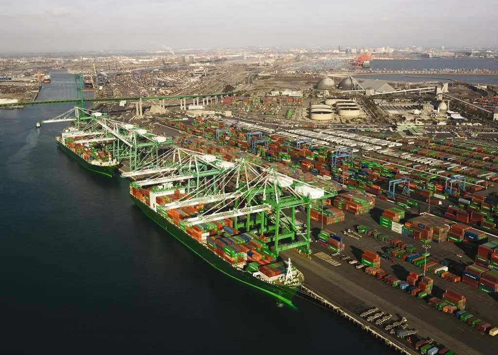 Schneider Electric’s bespoke system in operation at the Port of LA