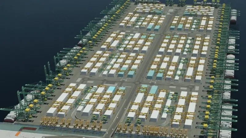 Forward thinking: the Next Generation container terminal competition pushed boundaries. Credit: Moffatt & Nichol