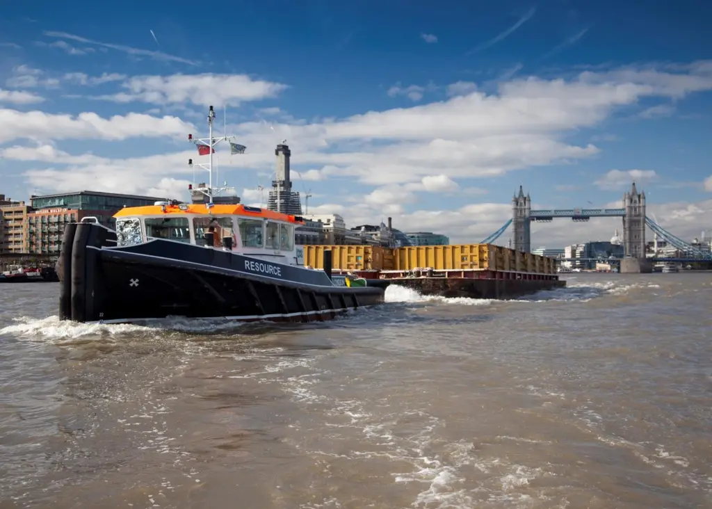 New age: the revival of the River Thames helps takes traffic off the congested London streets
