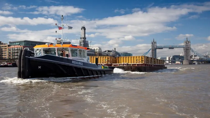New age: the revival of the River Thames helps takes traffic off the congested London streets