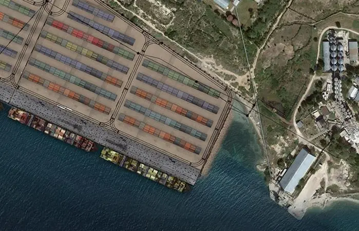 Into modernity: Port Lafito has been called Haiti's "first modern container terminal Photo: GB Group