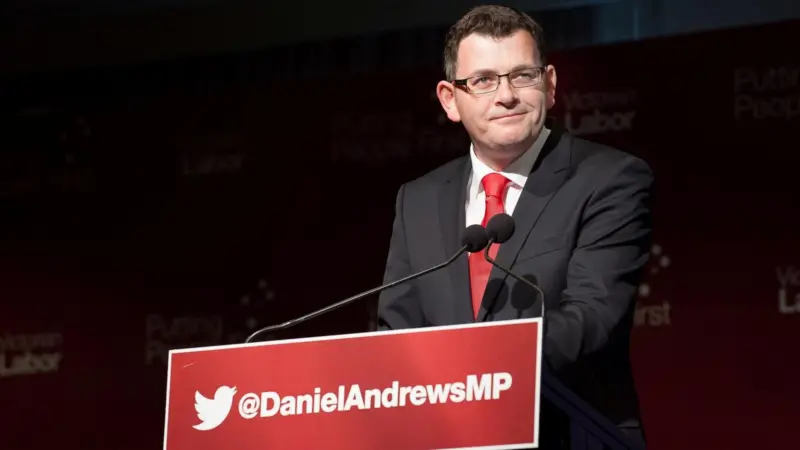 New face: the arrival of Andrew Daniels as Australia's Premier has shaken Melbourne's container port plans