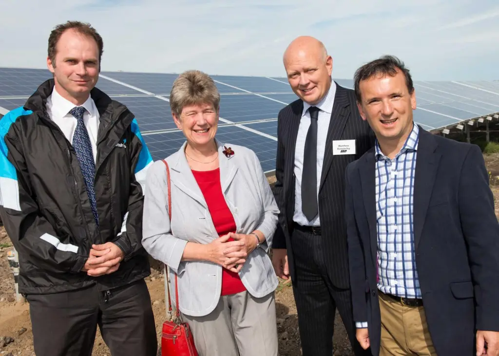Energy from the Port of Barry Solar Farm will be used to power port operations and local homes