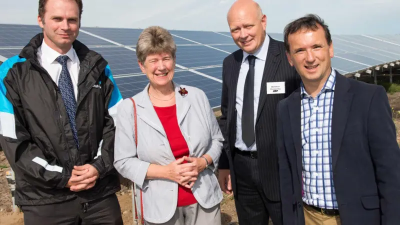 Energy from the Port of Barry Solar Farm will be used to power port operations and local homes