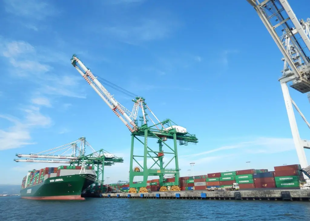 Joined up: container terminals work better when the information flows. Credit: Mike Linksvayer