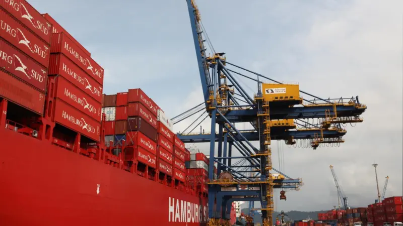 Bring it back: the port hopes to attract back shipping lines lost in 2015. Credit: Hamburg Sud