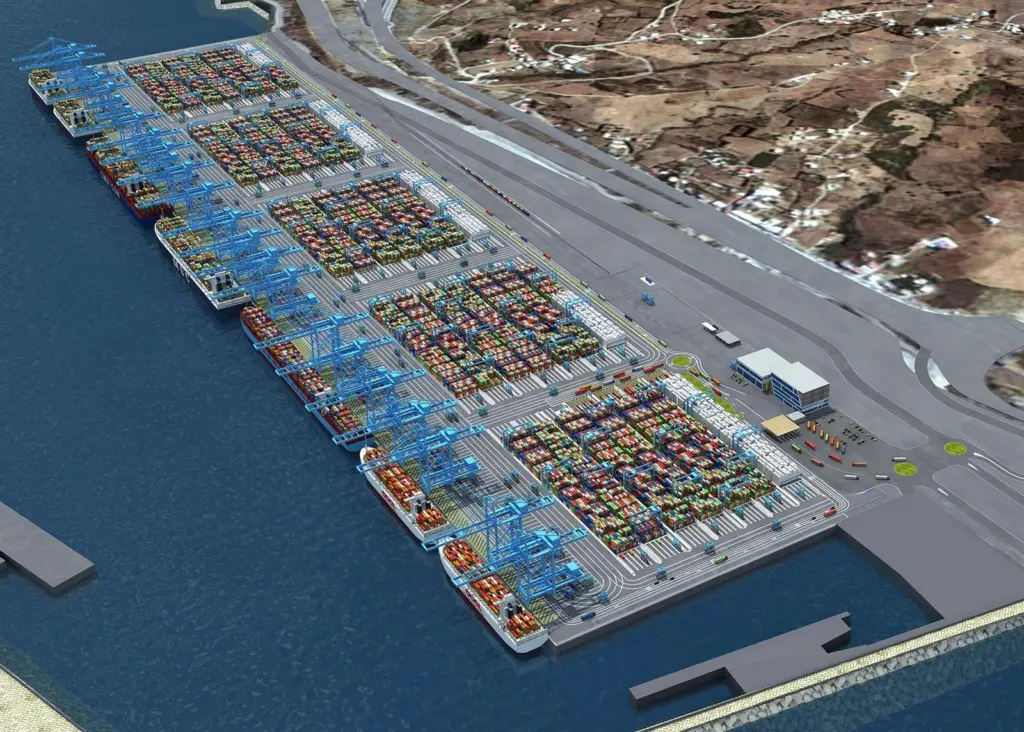 APM Terminals’ a new transshipment terminal in Tangier with an annual capacity of five million TEUs
