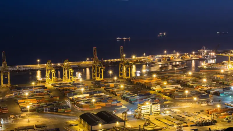 Missing link: Barcelona has researched to examine what would happen if the port didn't exist. Credit: Sebastian Dahler