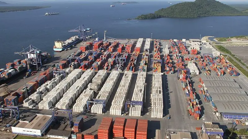 Advent International could sell its stake in the Terminal de Contêineres de Paranaguá (pictured). Credit: Rodrigo Leal/Appa.