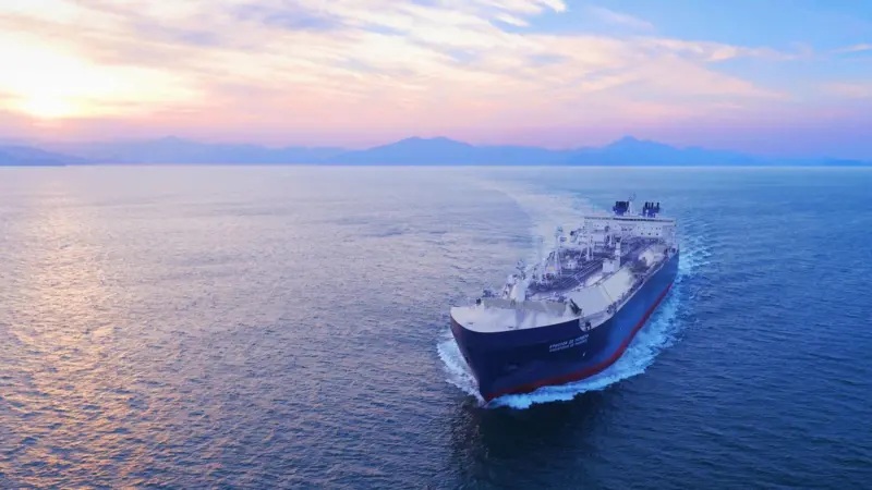 The vessel can carry 172,600 m3 of LNG, sufficient to supply the country of Sweden with all its gas requirements for almost four weeks