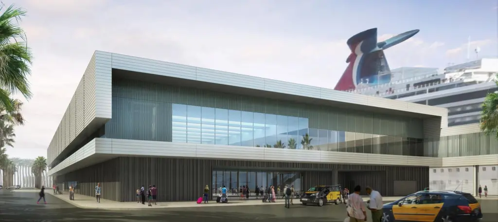 Carnival Corporation will construct and operate the new 12,500 square metre terminal