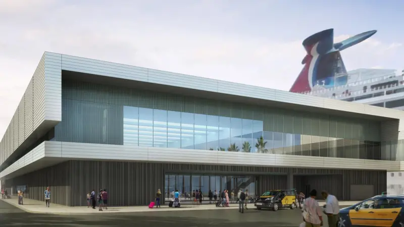 Carnival Corporation will construct and operate the new 12,500 square metre terminal