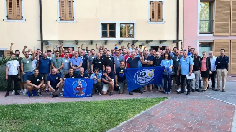 European dockers are protesting in solidarity