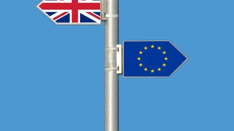 UK and EU flags