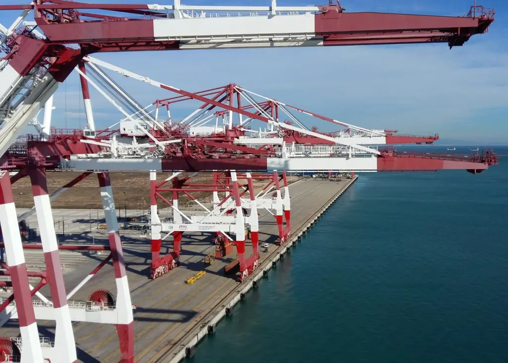 The port’s Hutchison Ports BEST terminal has increased the height of three ship-to-shore (STS) gantry cranes