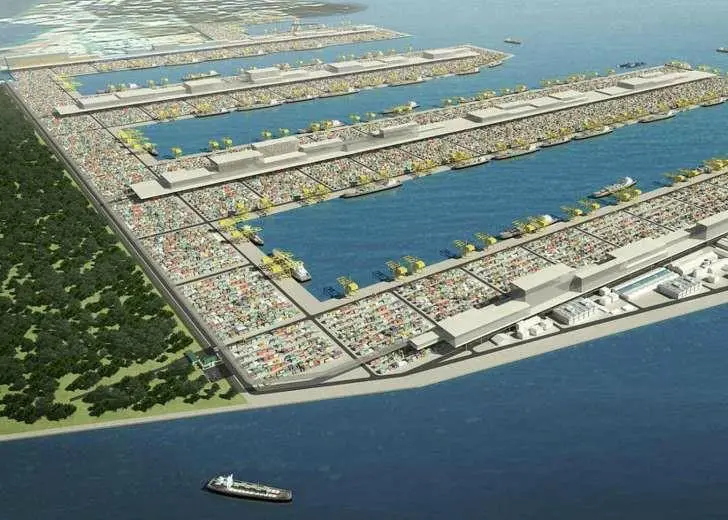 MPA’s Tuas Terminal Phase II development is a part of the Tuas Port project Photo: MPA