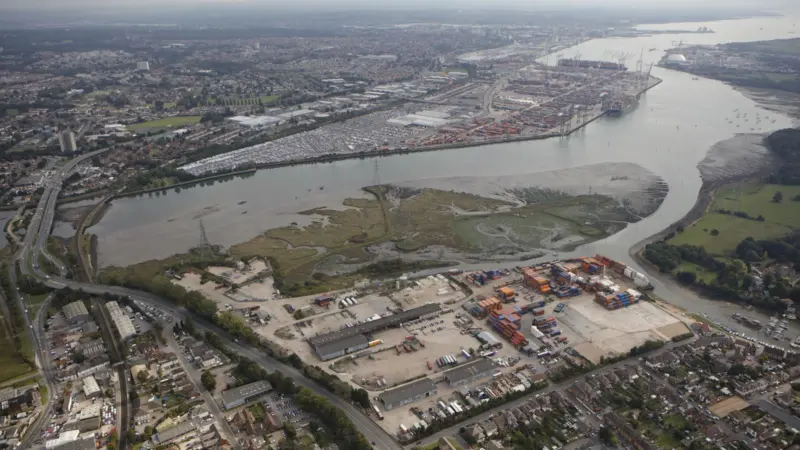 The Port of Southampton contributes about 7% to the city’s greenhouse gas emissions