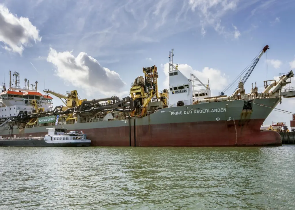 'Prins der Nederlanden' will be powered by a 30% biofuel blend on the Borssele offshore windfarm project Photo: Boskalis