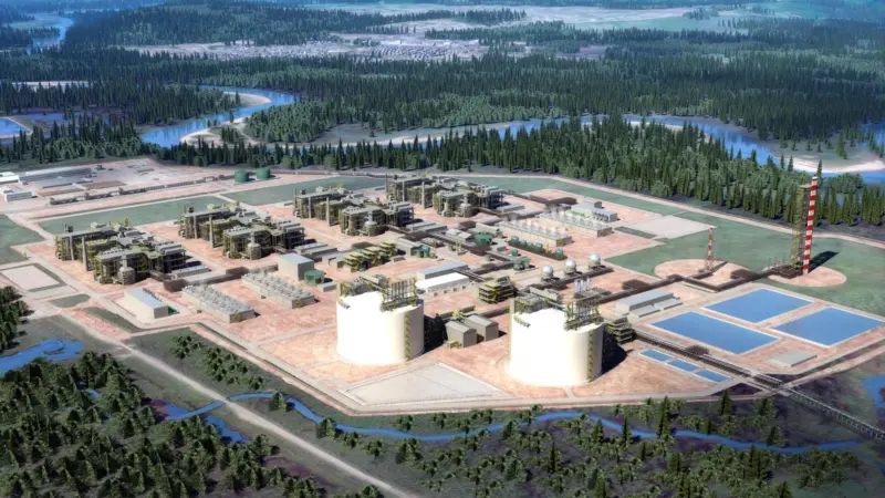 LNG Canada export facility