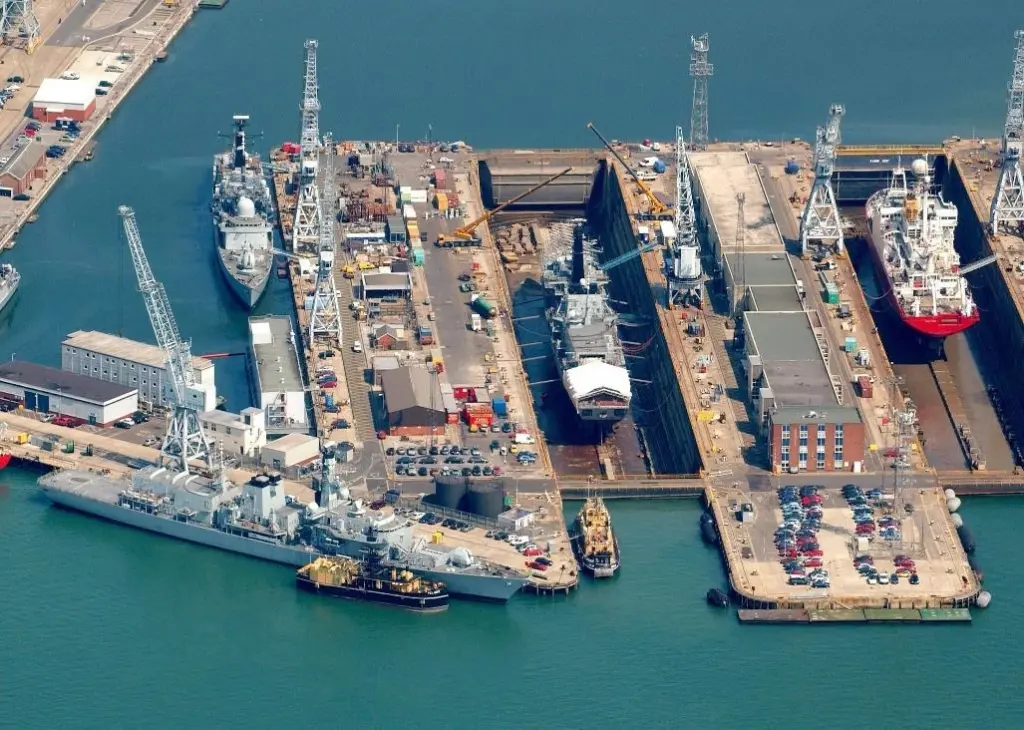 Portsmouth Harbour is to get a state-of-the-art shore-to-ship power solution Photo: BAE Systems