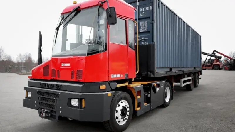 A Kalmar terminal tractor Photo: Cargotec