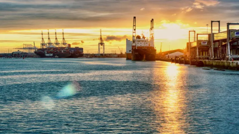The Port of Southampton in 2016 Photo: M. Zhu/flickr/CC BY-NC-ND 2.0