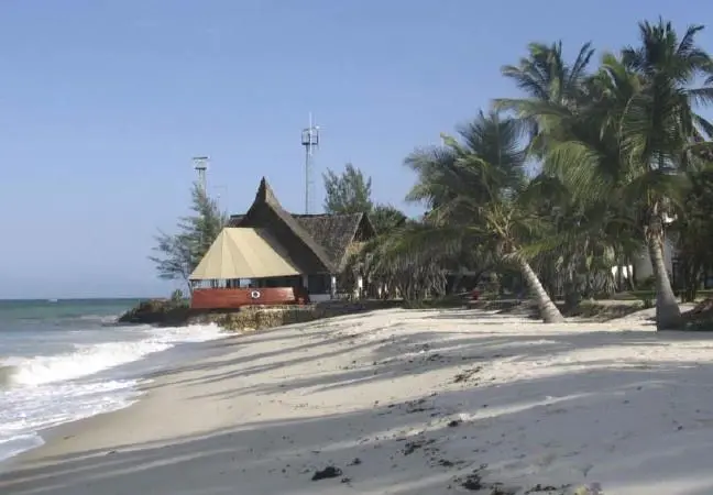 Diani beach in Mombasa.