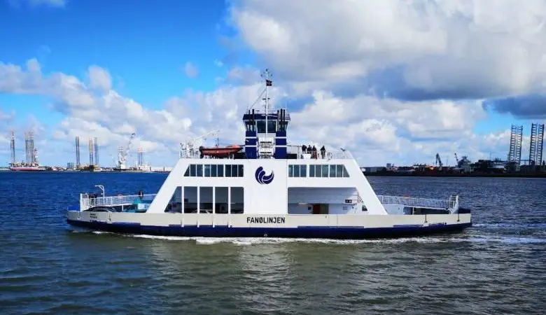 The ferry will reduce emissions between Esbjerg and Fanø in Denmark Photo: Corvus Energy