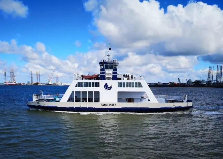 The ferry will reduce emissions between Esbjerg and Fanø in Denmark Photo: Corvus Energy