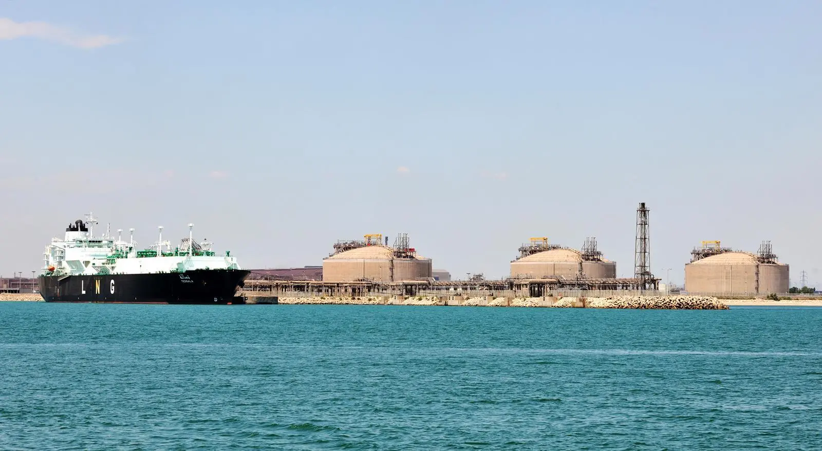 Methane terminal at Port of Marseille