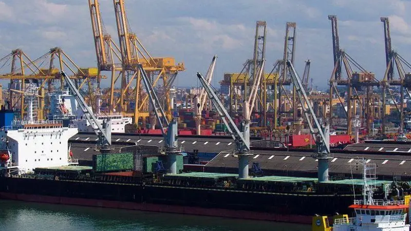 Colombo Port in Sri Lanka