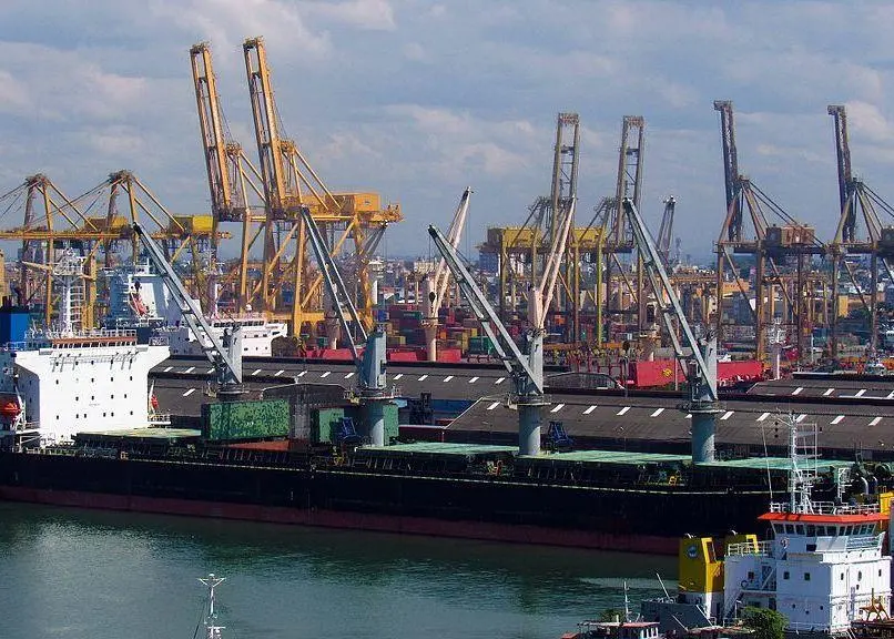 Colombo Port in Sri Lanka