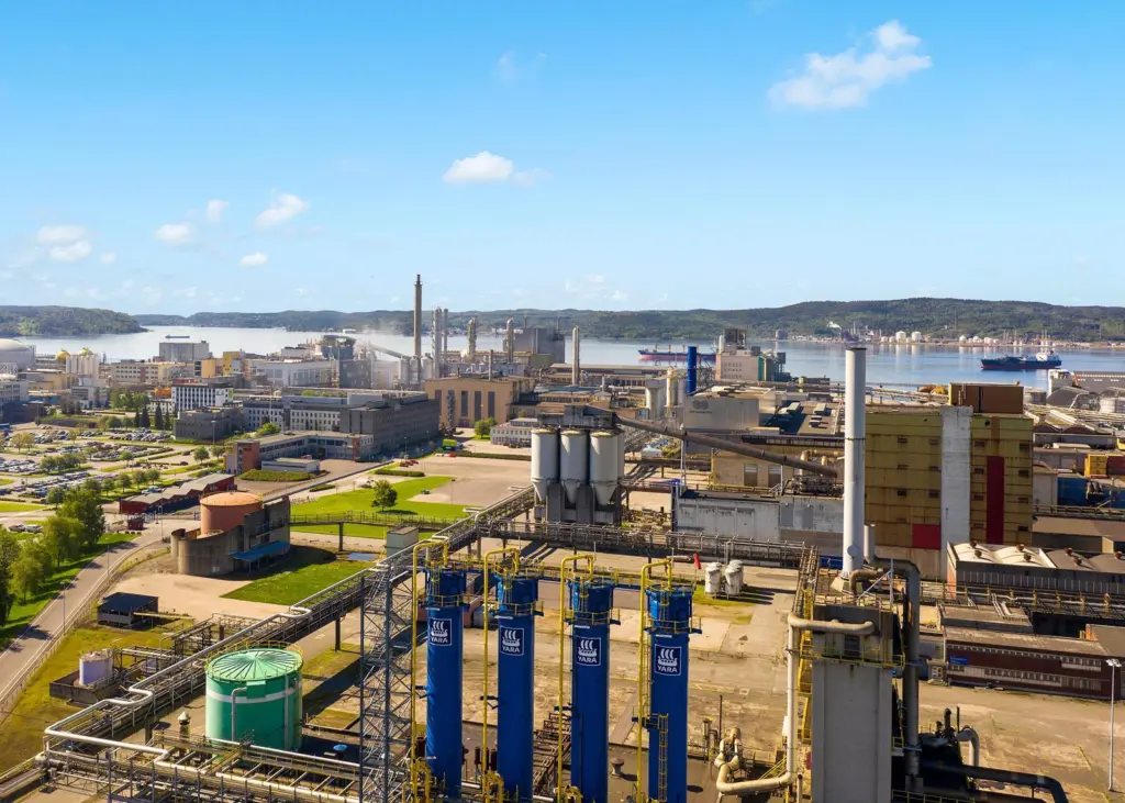 Yara ammonia plant