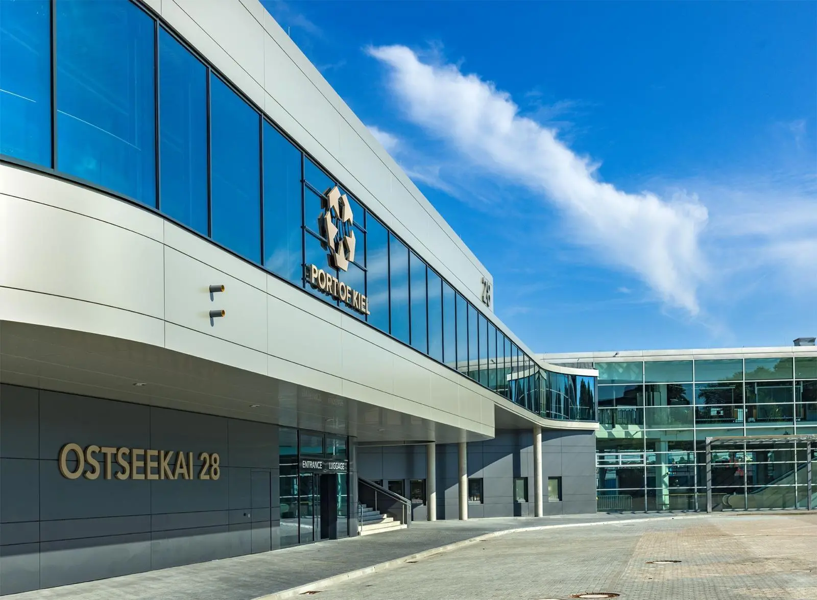 Terminal Ostseekai in Kiel.