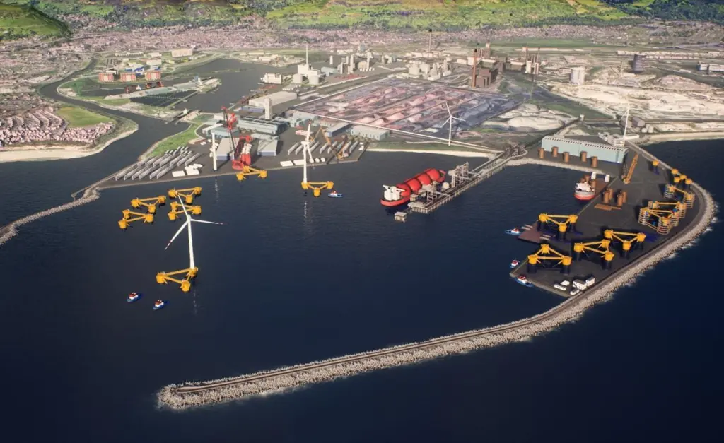 Deep waters at ABP Port Talbot have potential to create world-class Floating Offshore Wind facilities