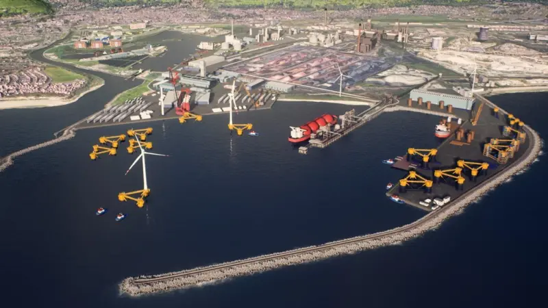 Deep waters at ABP Port Talbot have potential to create world-class Floating Offshore Wind facilities